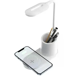 Fontastic Schreibtischlampe mit Induktivlader & Stiftehalter