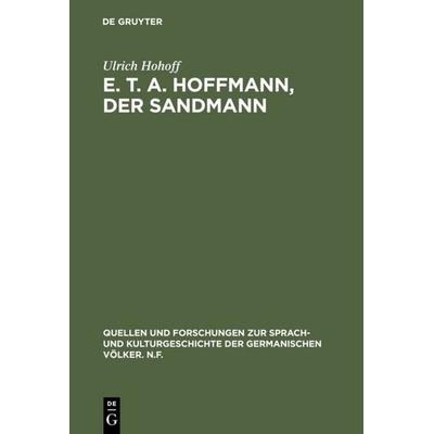 E. T. A. Hoffmann, Der Sandmann, Gebundene Ausgabe von Ulrich Hohoff, De Gruyter, 978-3-11-011065-4