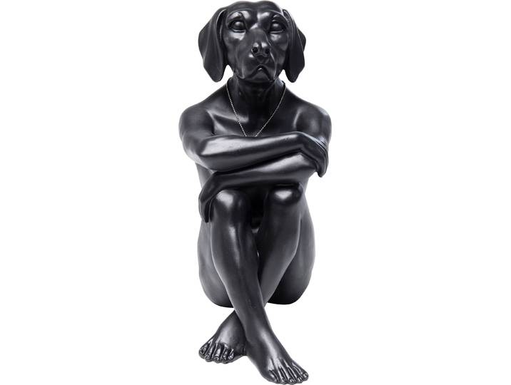 Dekofigur KARE DESIGN Dog , schwarz, B:26cm H:33cm T:17cm, Polyresin, Dekofiguren, Dekofigur, verschiedene Farben & Grössen