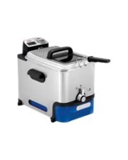TEFAL Oleoclean PRO FR 8040 INOX & DESIGN Fritteuse 2.3 kW Black/Stainless Steel (FR8040)