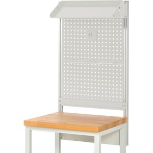 Rau System-Aufbau Komplettset 02, für Arbeitstisch/Werkbank mit Produktbreite 75cm