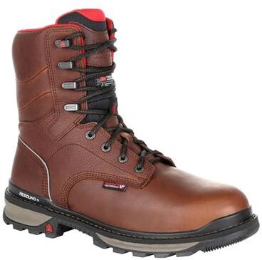 Rocky Rams Horn 800 Gram CT WP Work Boot - Mens 12 Brown Boot Medium