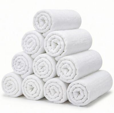 Mère & Moi Wash Cloths: 10pk - White