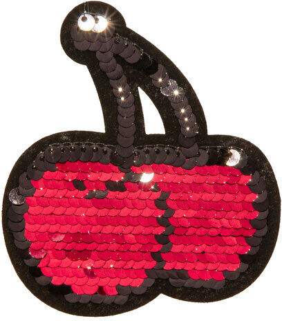 Kleiber Wende-Applikation "Kirschen", 9 x 7,8 cm