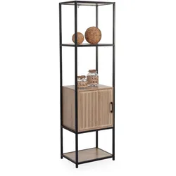 Regal SHADIA (BHT 43x153x33 cm) - braun - BHT 43x153x33 cm