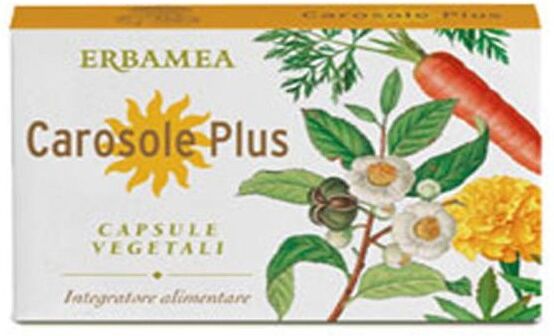 ERBAMEA Srl CAROSOLE 24CPS - Integratore Solare per una Pelle Radiante 24 Capsule - Protezione Solare Naturale