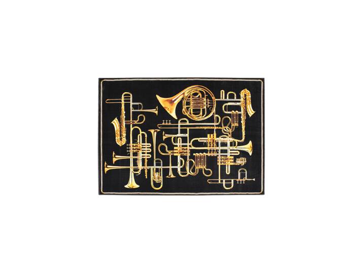 Designer Teppich „Toiletpaper Trumpets“ Multicolor Seletti