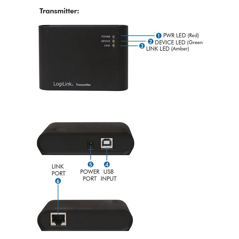 LogiLink UA0230 (USB-A, 4 Ports) (UA0230)