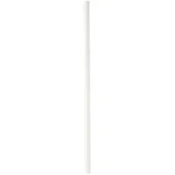 3600 Stohhalme Papier Trinkhalme 23 cm x Ø 8 mm Weiß