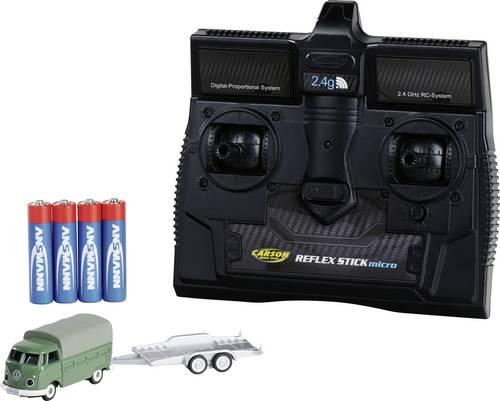 Carson Modellsport 500504179 1:87 RC Modellauto Elektro Straßenmodell Heckantrieb (2WD) inkl. Akku, Ladegerät und Senderbatterien