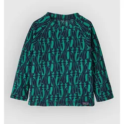 Patagonia Micro D Kids Sweater geo penguin / solo teal Gr. M12