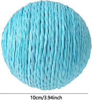 Inspire Curations SisalPaw Interactive Scratching Ball Toy sky Blue 10ml