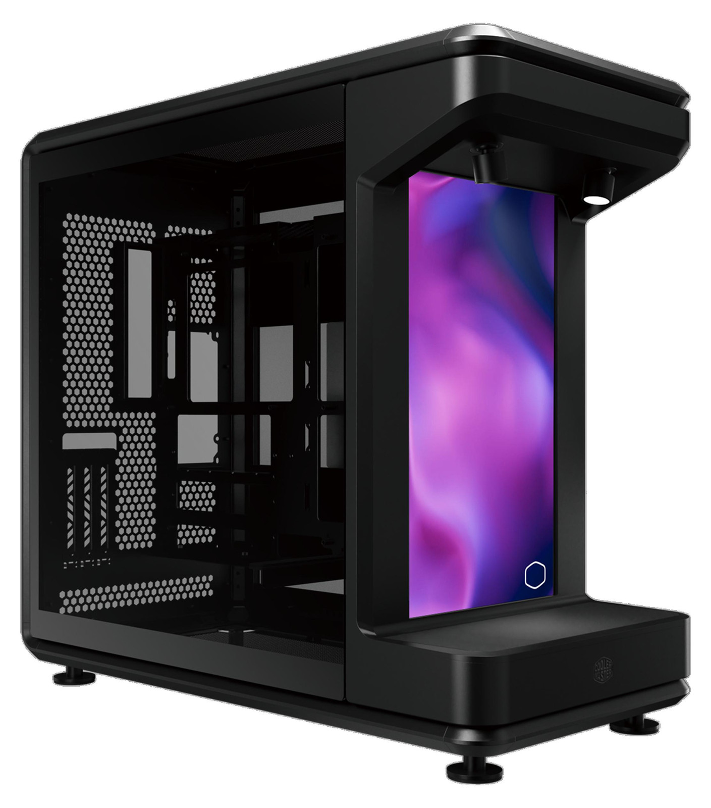 Cooler Master MasterFrame 360 podiumspiegel zwart met gehard glas