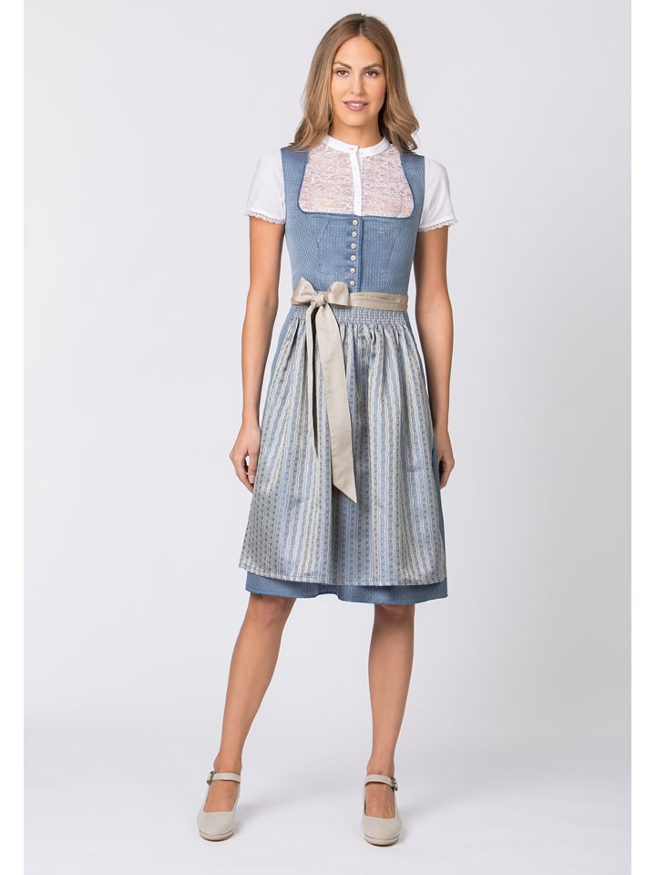 Stockerpoint Dirndl "Irit" in Blau - 34