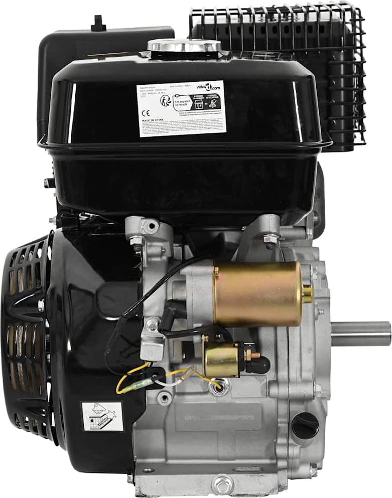 vidaXL Benzinmotor 15 PS 11 kW Schwarz