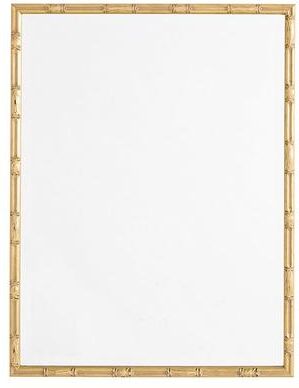 "Bamboo Frame Mirror - Gold, 50"" x 38"" - Ballard Designs"