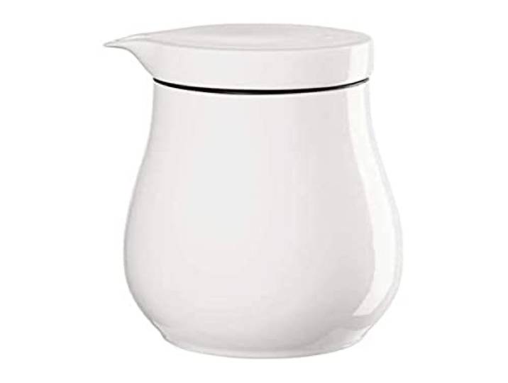 ASA À Table sauciere met deksel dubbelwandig Fine Bone China, grootte: 9,5cm x 15,5cm, 19143013