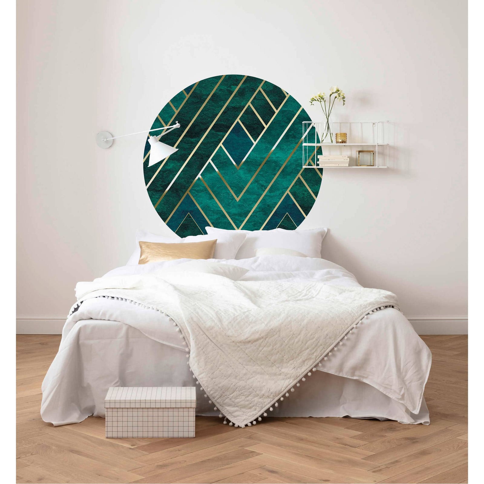 home24 Fotobehang Jade Mural