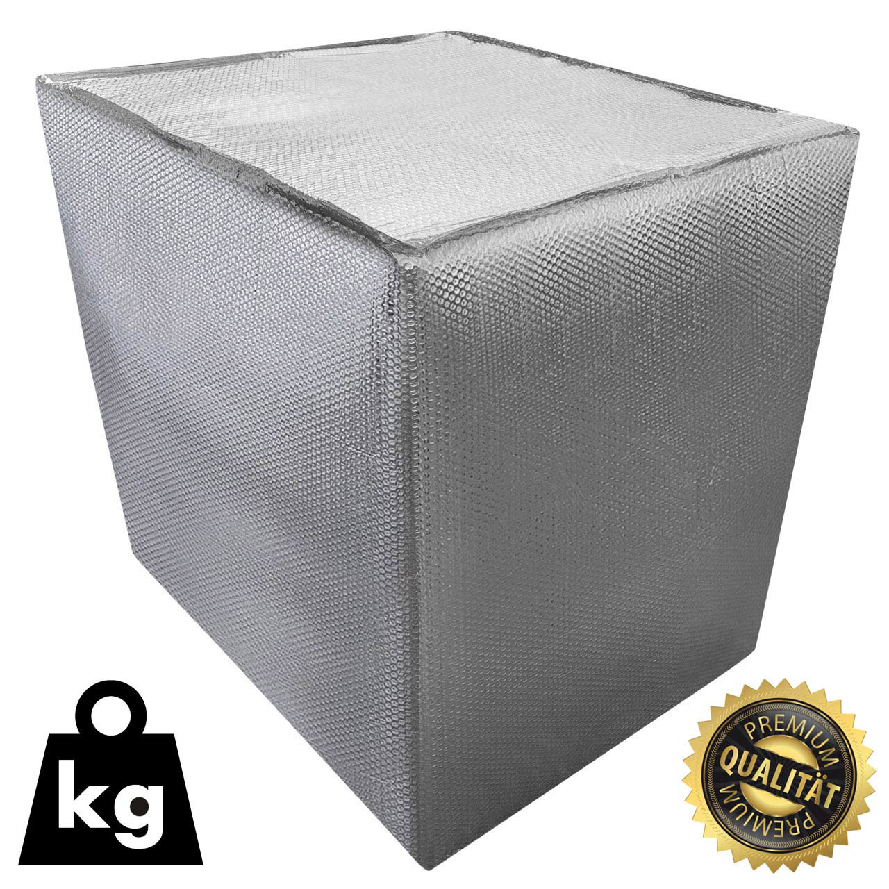 REKUBIK IBC Thermohaube PREMIUM geschlossen Hitze- & Frostschutz 1250l IBC (120x100x135cm)