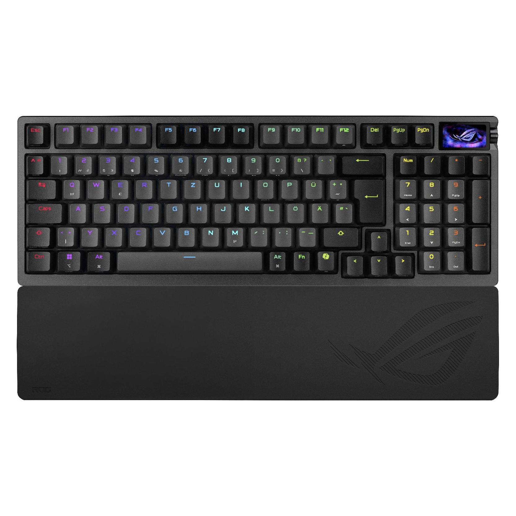 ASUS M901 ROG AZOTH 96 HE/BLK/HFXV2/US/P (US, Kabelgebunden, Kabellos) (90MP040H-BKUA20)
