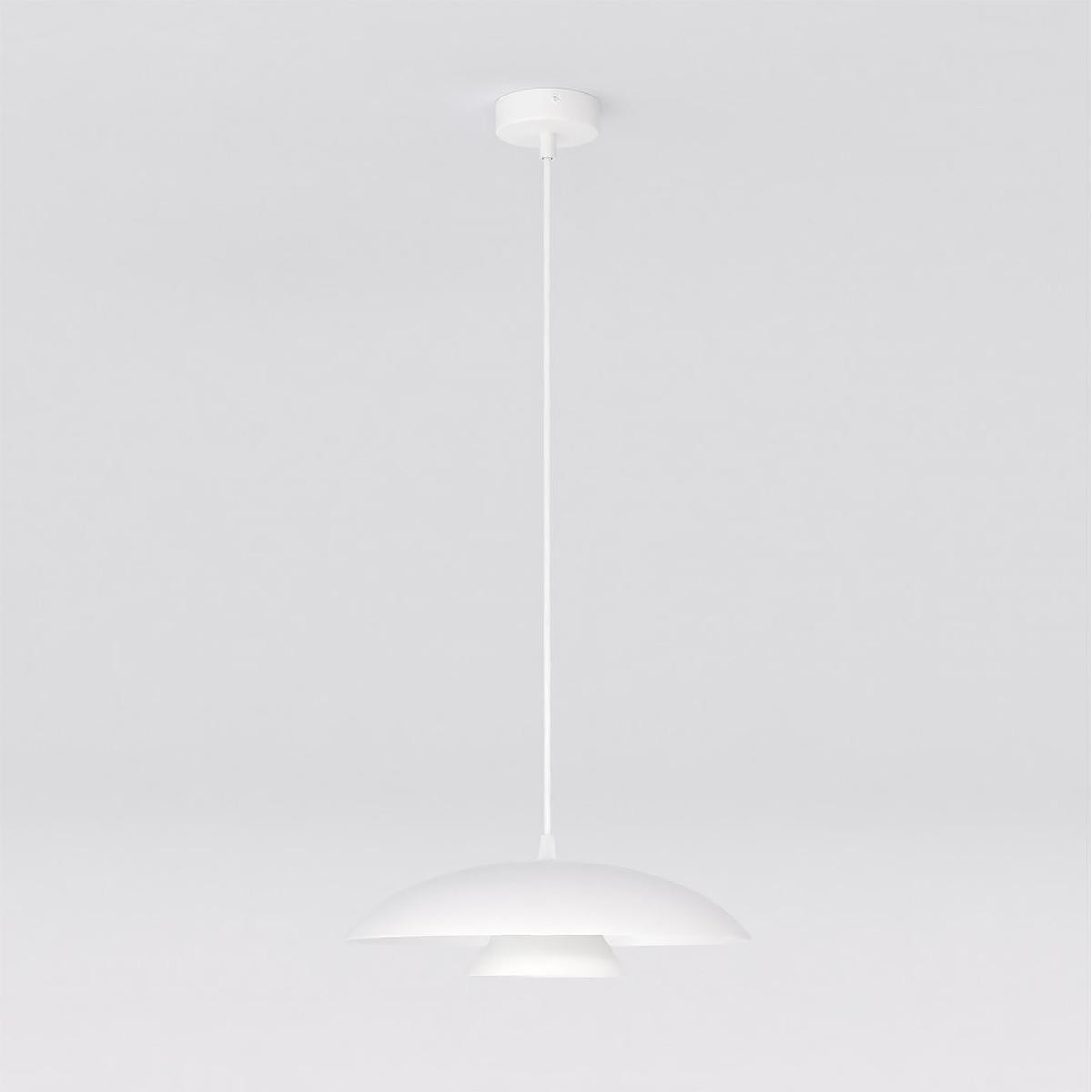 Kendra Home Hanglamp Babel - Mat Wit - Koepelvormig