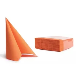 Ornamensa 50 Servietten Softpoint 38x38cm orange