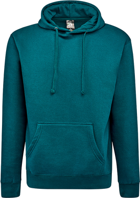 J America 8720JA Jam Adt Btb Fleece Hood T-Shirt in Storm size 2XL   Cotton/Polyester Blend