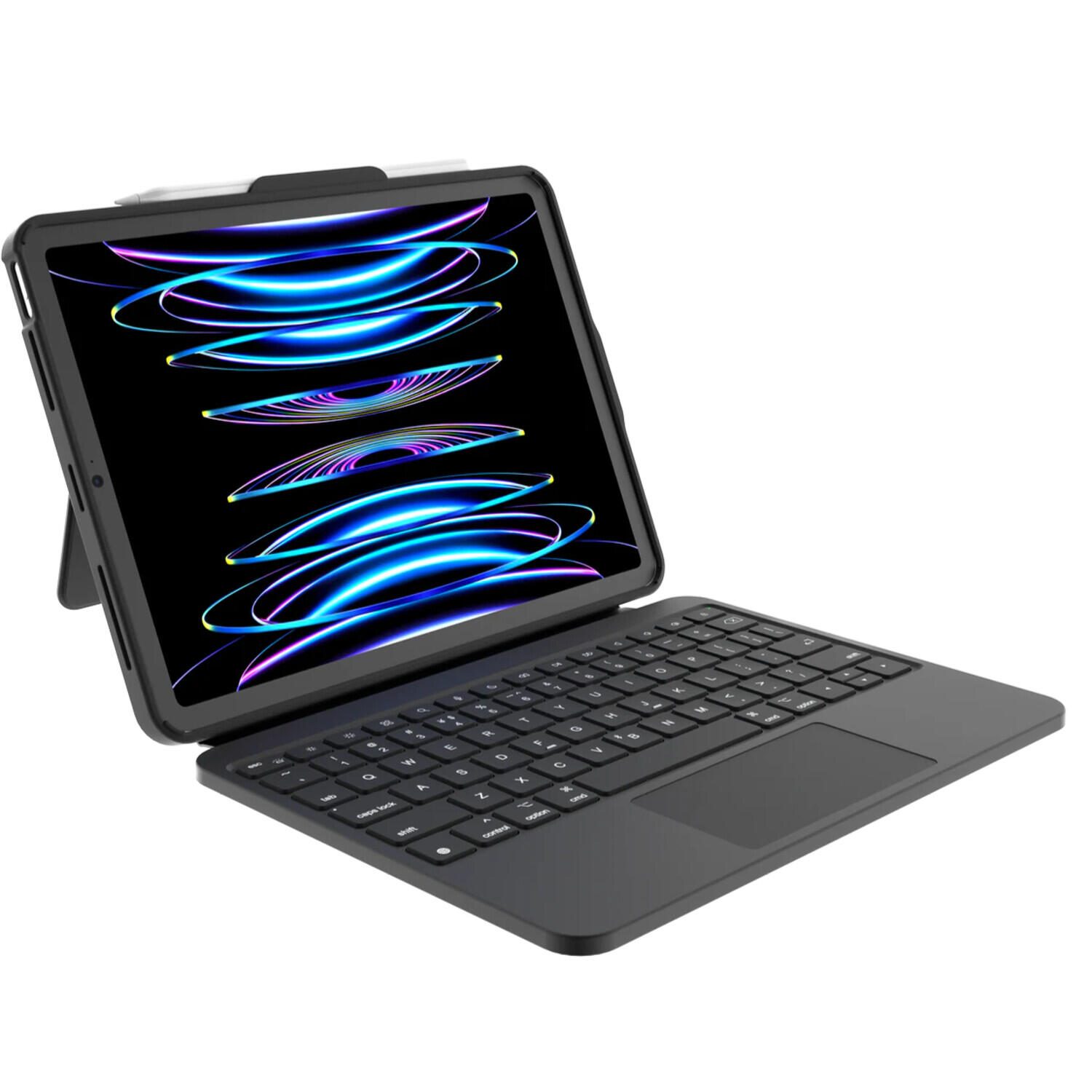 DEQSTER Prime Keyboard Tastatur-Hülle für iPad Air 11" (M2 / M3) DE-QWERTZ 90-3025