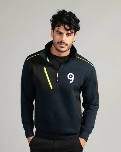 Felpa Milwaukee unisex con zip, medium fit Personalizzate o neutre JRC