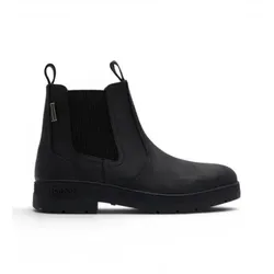 Barbour für Herren. MFO0817 Chelsea-Stiefeletten aus Leder Turnbull schwarz (41), Wohnung, Keine, Lässig