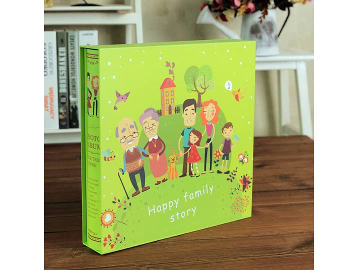 Album Photo en boîte en papier Interstitial pleine grandeur 660 feuilles un paquet Album Photo familial mixte Album Photo laminé