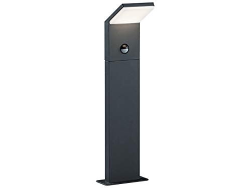 Trio Leuchten LED tuinbollard met bewegingssensor, aluminium, grijs/zwart, 9W, 900Lm