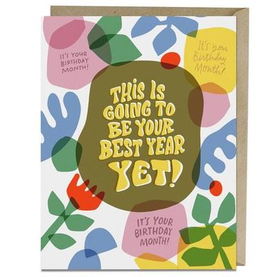 6-Pack Em & Friends Best Year Yet Card, Taschenbuch von Em & Friends, Abrams & Chronicle, 978-1-64246-490-0
