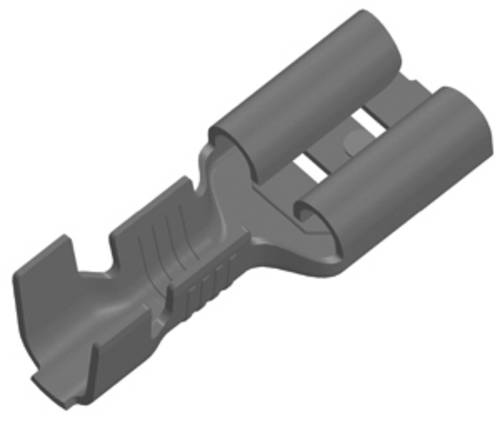 Vogt Verbindungstechnik 3831v.67 Flachsteckhülse Steckbreite: 6.30mm Steckdicke: 0.80mm 180° Unisoliert Zinn 500St.