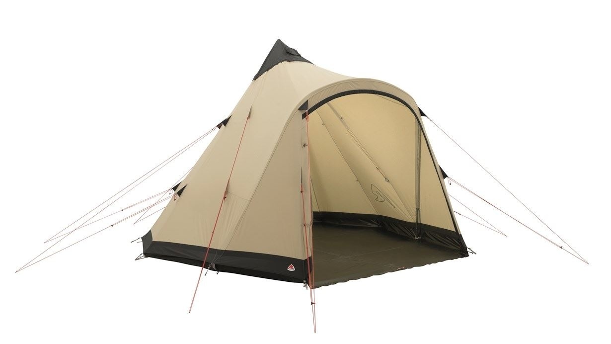 Robens Trapper Chief Tipi Zelt für 6-10 Personen, Rauchabzug, abnehmbare Bodenplane