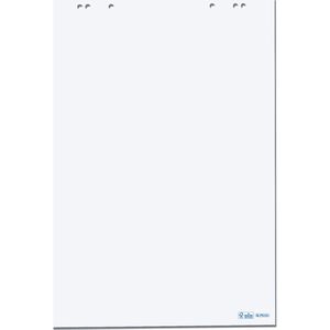 Herlitz Flipchart-Papier 10834133, blanko / blanko, 65 x 98 cm, 20 Blatt, 5 Stück