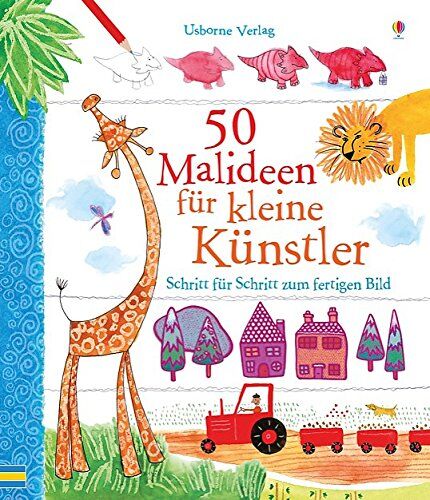 Fiona Watt - 50 Malideen für kleine Künstler: Schritt für Schritt zum fertigen Bild - Preis vom 30.09.2026 09:01:18 h