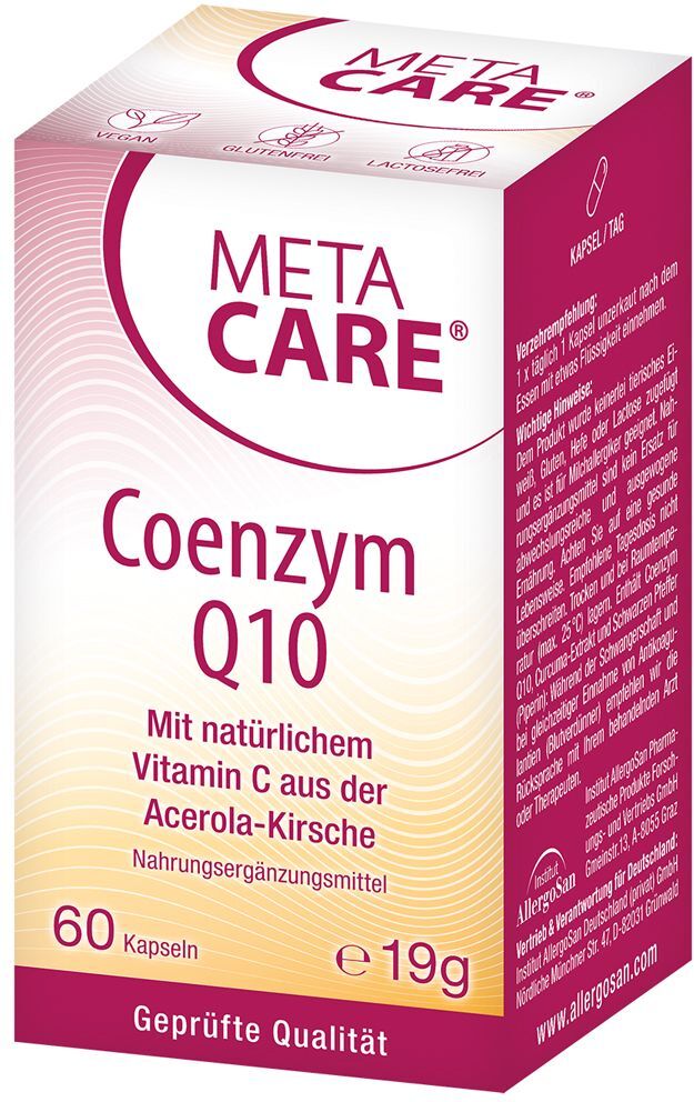 metacare Meta-Care Coenzym Q10 Kapseln 60 St