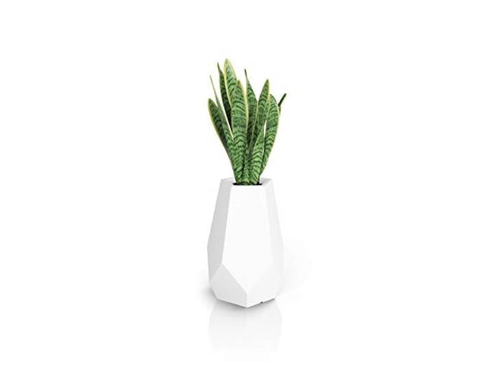 Forvega - Bari-Topf, Tiefe 71 cm, Lochdurchmesser 32 cm, originelles Design, Top-Qualität, für den Innen- und Außenbereich, aus recycelten Materialien, weiß