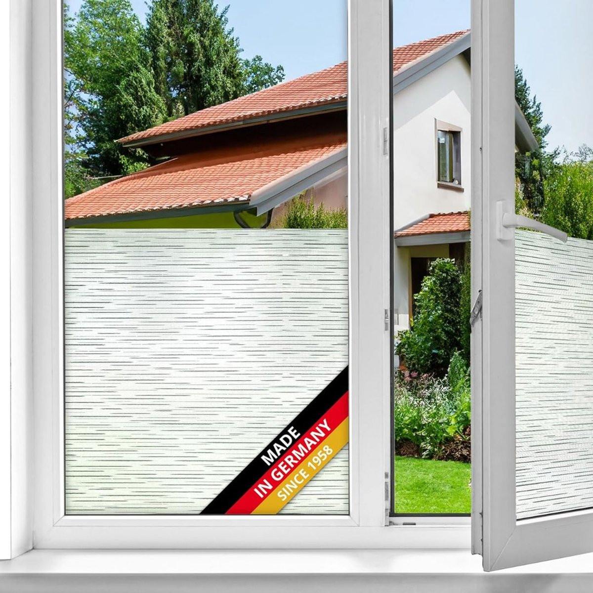 ApexArte® Raamfolie Anti Inkijk - Zelfklevend - Badkamer