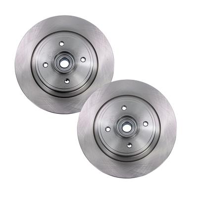 Atec 2x Bremsscheibe hinten +Radlager +ABS-Ring [Hersteller-Nr. 40574013] für Renault