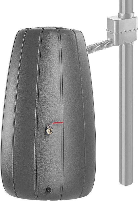 Kadax Regenton Regenwatertank Antraciet 200 liter