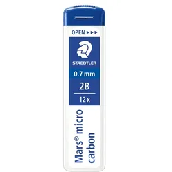 STAEDTLER Feinmine Mars micro 0,7mm 2B VE=12x12 Stück