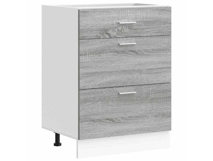 Bonne qualité - Armoire de cuisine  Lyon  - Sonoma gris - - Bois d'ingénierie - MAW63555257