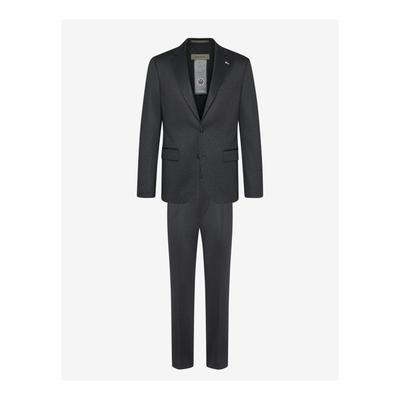 Anzug BENVENUTO. "BENVENUTO. Anzug", Herren, Gr. 102, grau (antracite), Business, regular fit, Anzüge, Jersey Anzug