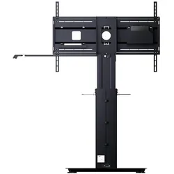 Hagor HP Lift Floorstand freist. motor. hoehenver. Liftsys. 140-254cm 55-100Zoll VESA max 900x600mm (135 kg, 55" - 100"), TV Ständer, Schwarz