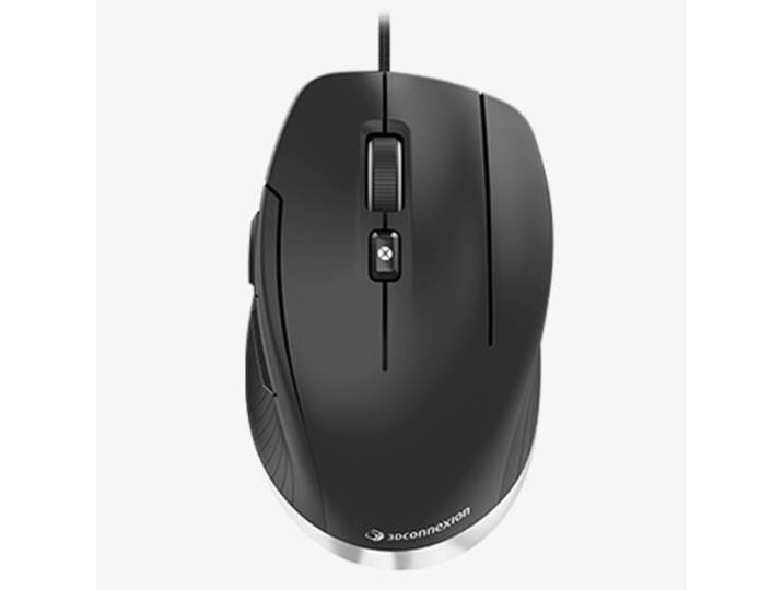 3Dconnexion CadMouse Compact, Droitier, Optique, USB Type-A, Noir 3DX-700081