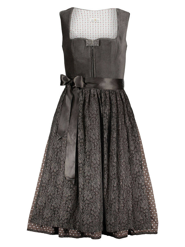 Almsach Dirndl in Anthrazit - 44
