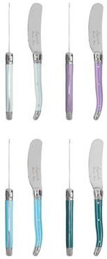 French Home 8-Piece Laguiole Spreader Set - Plum Rose