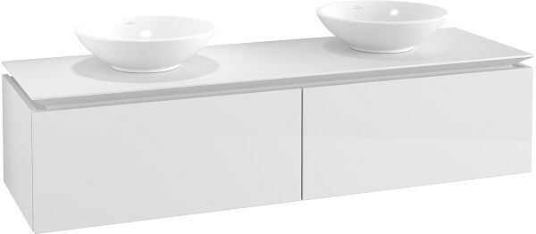 Villeroy und Boch Villeroy & Boch Legato Villeroy & Boch vasque B67600DH 160x38x50cm, Glossy White